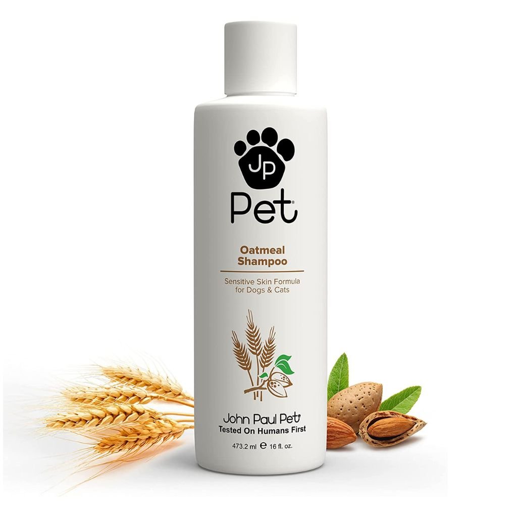 Oatmeal Shampoo - Grooming for Dogs and Cats, Soothe Sensitive Skin Formula with Aloe for Itchy Dryness for Pets, pH Balanced, Cruelty Free, Paraben Free, Made in USA